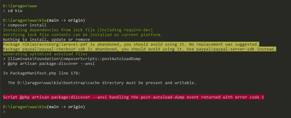Bootstrap error